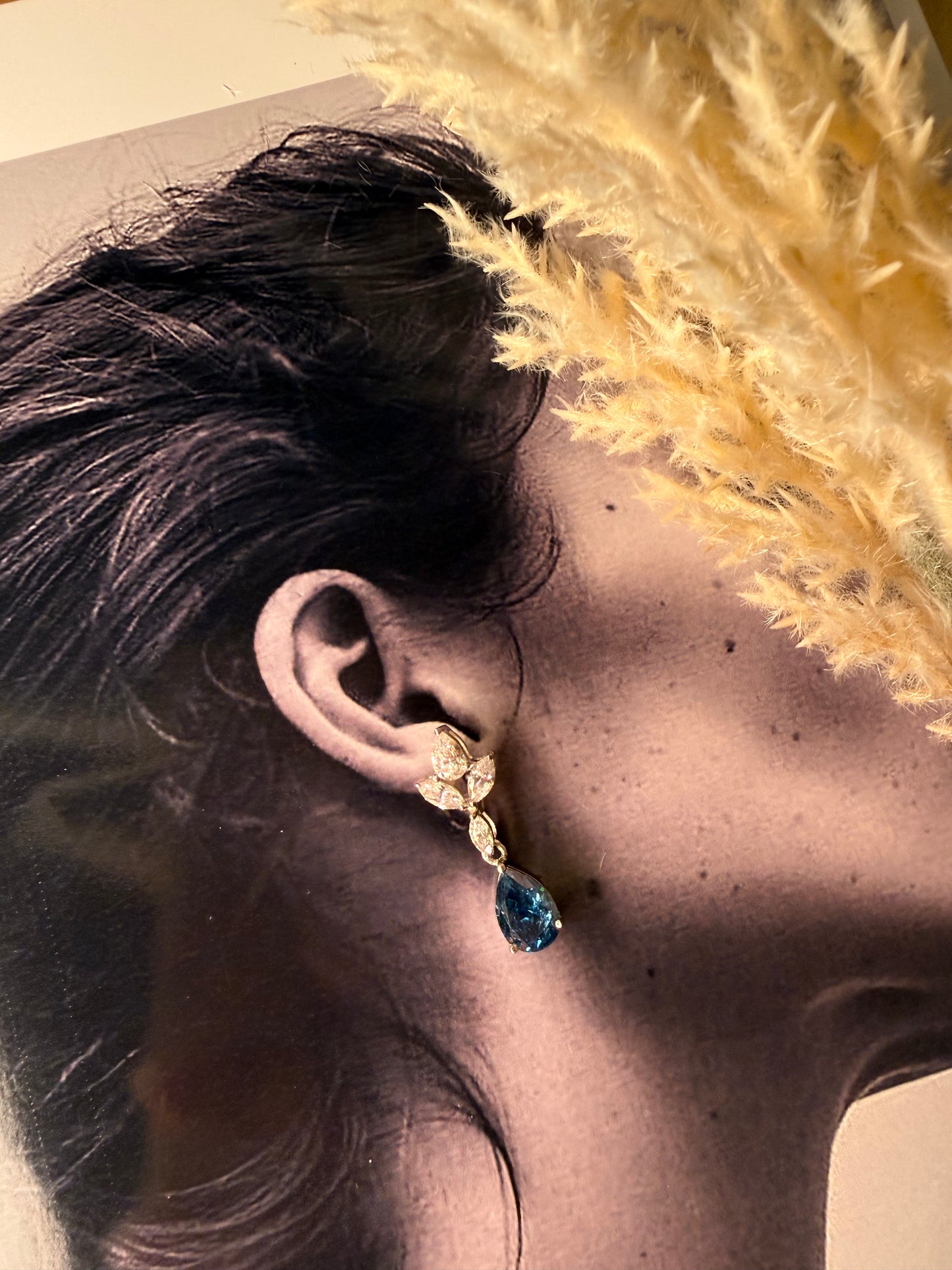 Celestial Tear Earrings | 925 Silver