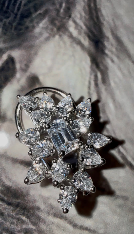 Frosted Stellara Earrings | 925 Silver