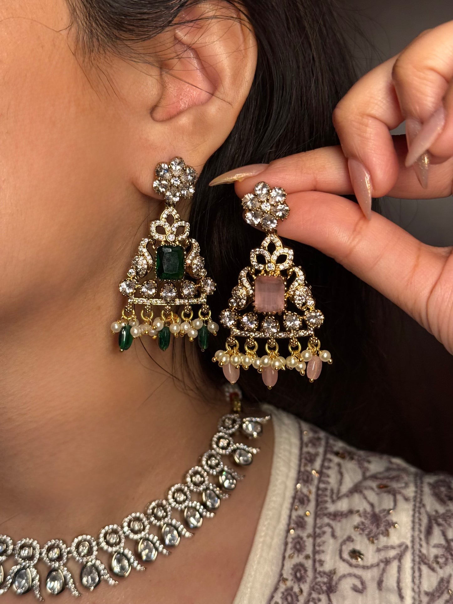 Malika Rosé Earrings