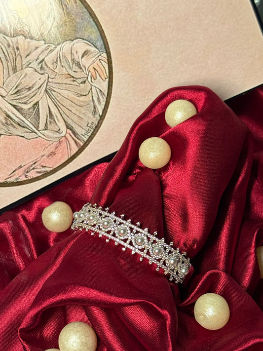 Celeste Pearl Cuff Bracelet
