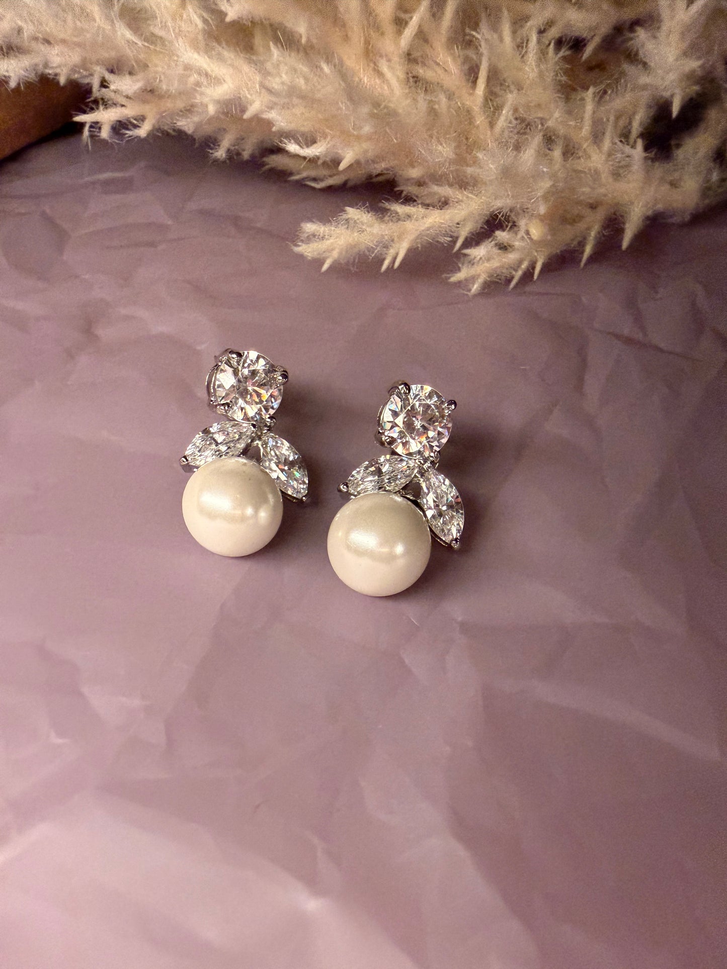 Pearl Whisper Earrings | 925 Silver