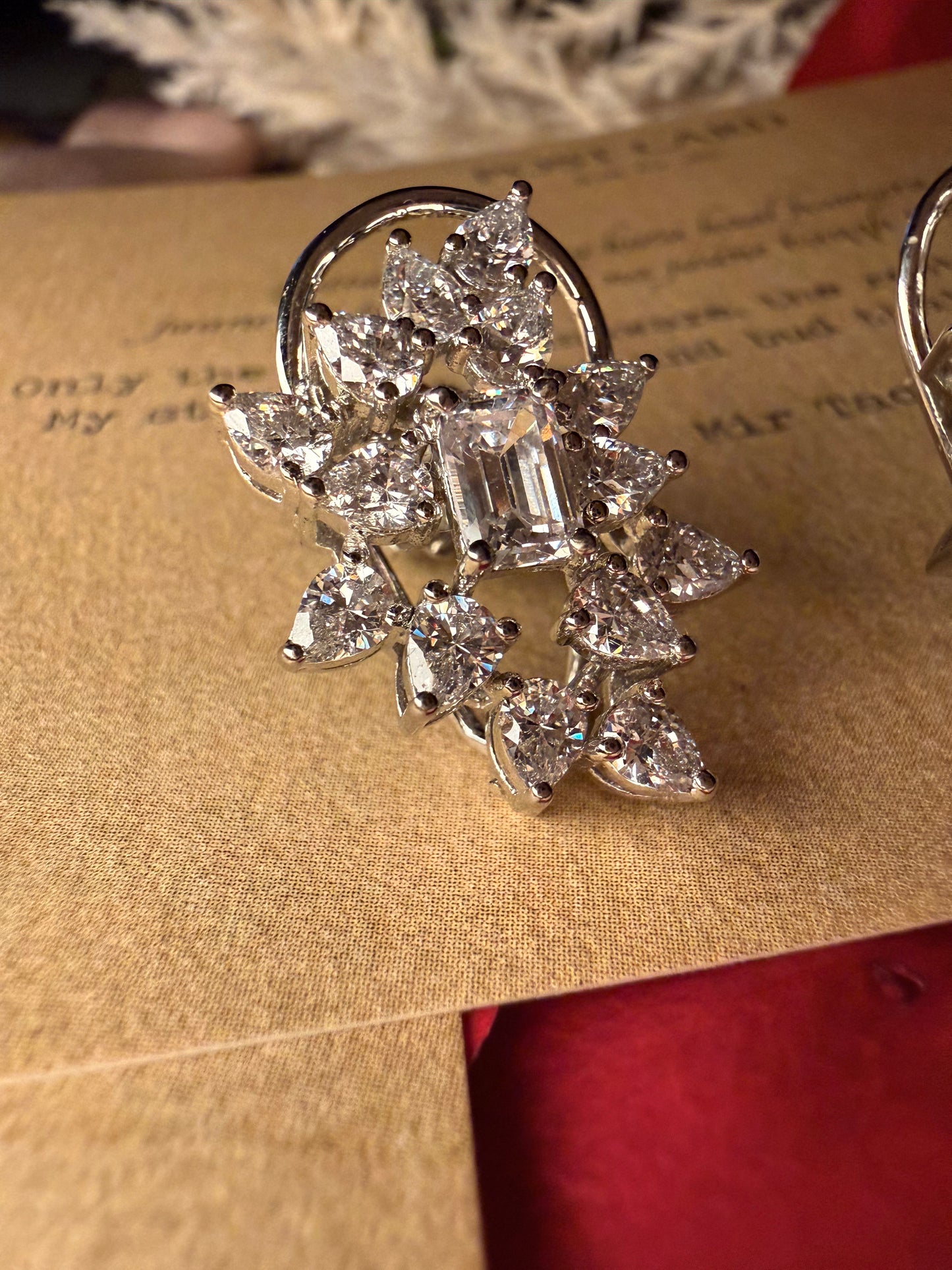 Frosted Stellara Earrings | 925 Silver