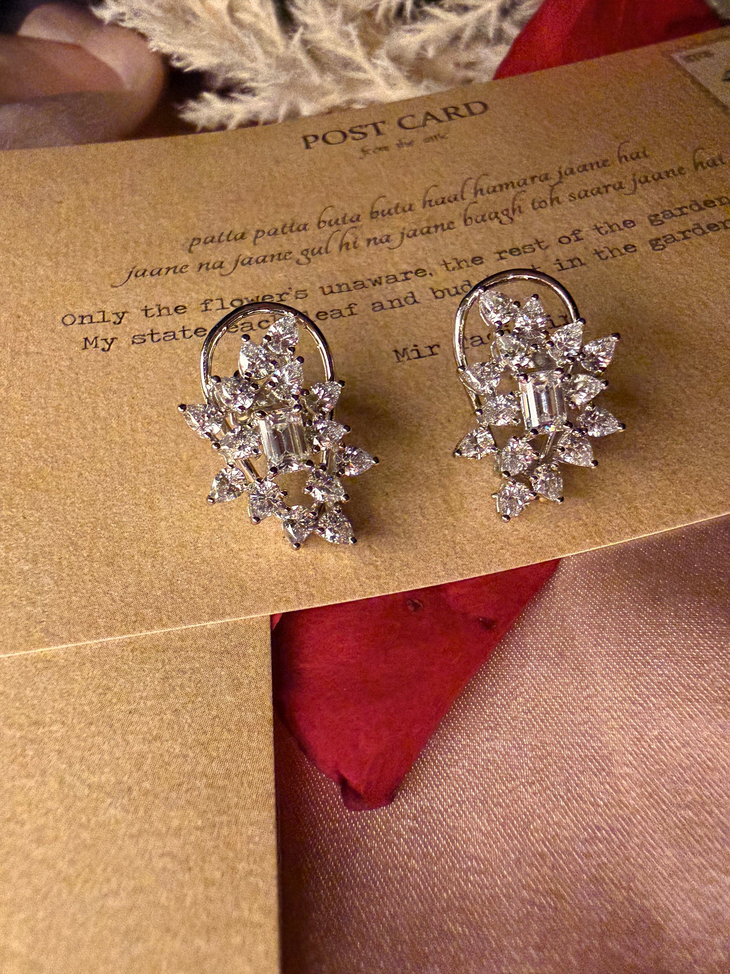 Frosted Stellara Earrings | 925 Silver